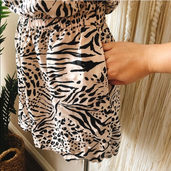 H&M Animal Print Halter Romper - Picture 3 of 5